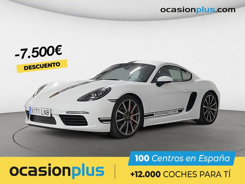 Blanco Usado 2021 Porsche Cayman S Coupe | 79.900 € - Imagen 1/4