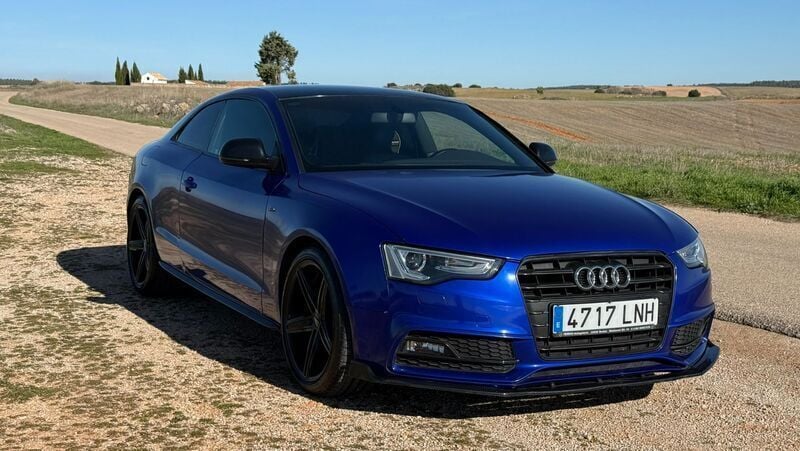 Azul Usado 2008 Audi A5 S-Line Coupe | 10.800 € (Precio justo) - Imagen 1/4