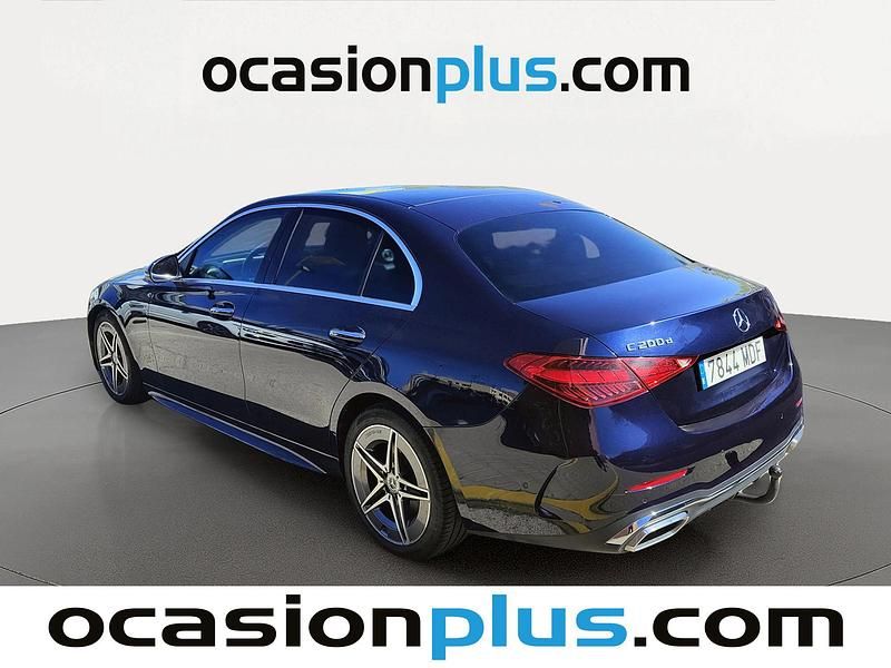 Usado Mercedes C200 AMG 163 CV (119 kW) 2023 Azul Berlina