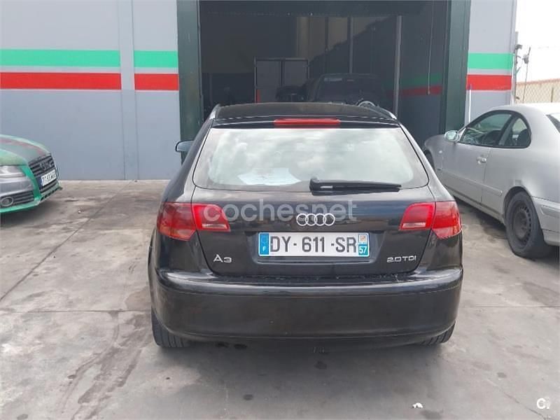 Usado Audi A3 Ambition 140 CV (102 kW) 2007 Negro Utilitario