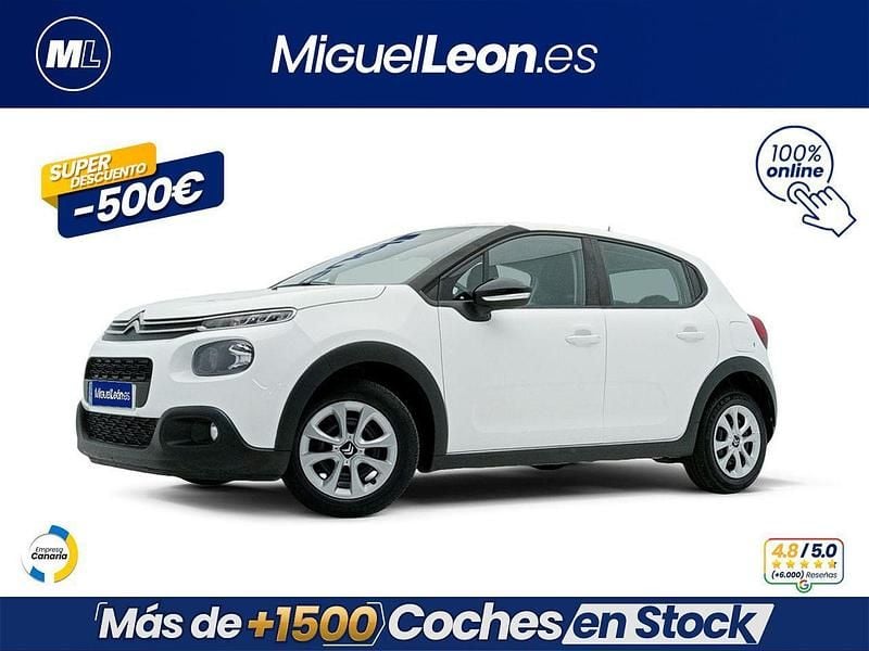 Blanco Usado 2018 Citroën C3 Feel Berlina | 7985 € (Precio justo) - Imagen 1/3