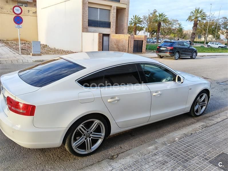 Usado Audi A5 Sportback 177 CV (130 kW) 2012 Blanco Utilitario