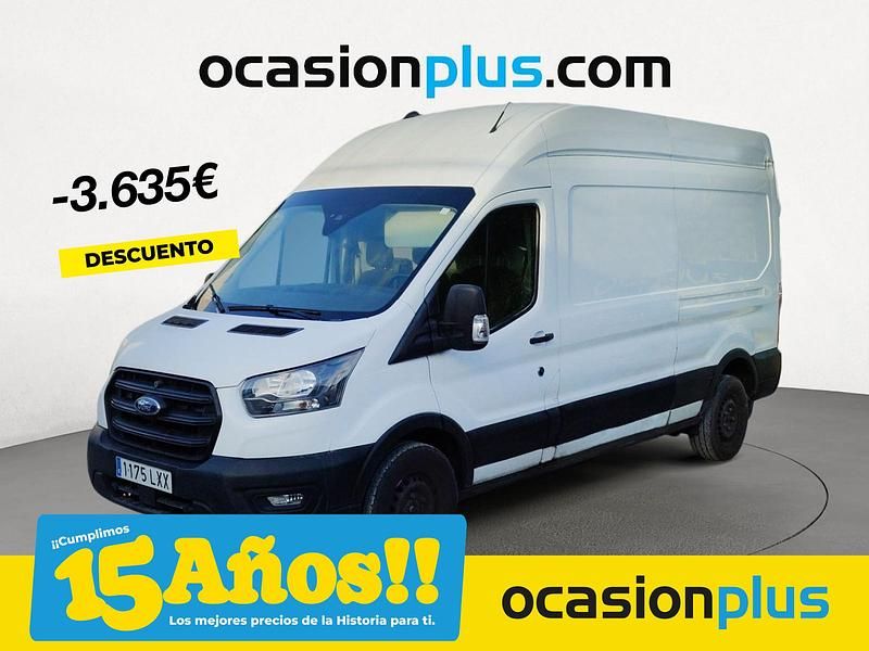 Blanco Usado 2022 Ford Transit Trend Berlina | 28.250 € (Caro) - Imagen 1/4