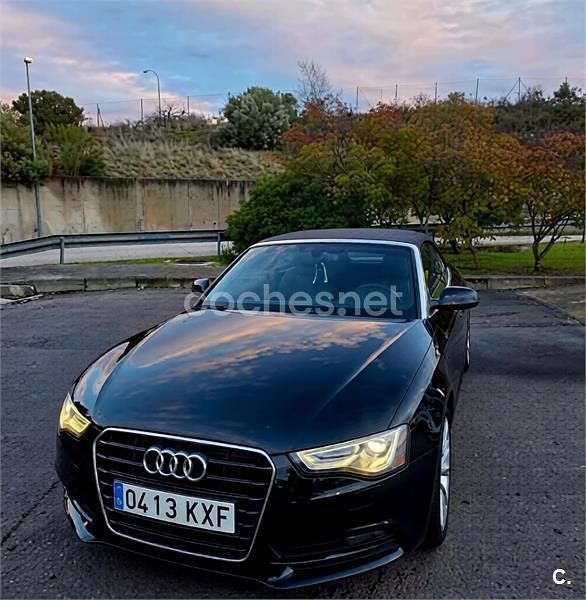 Usado Audi A5 Cabriolet 177 CV (130 kW) 2014 Negro Descapotable