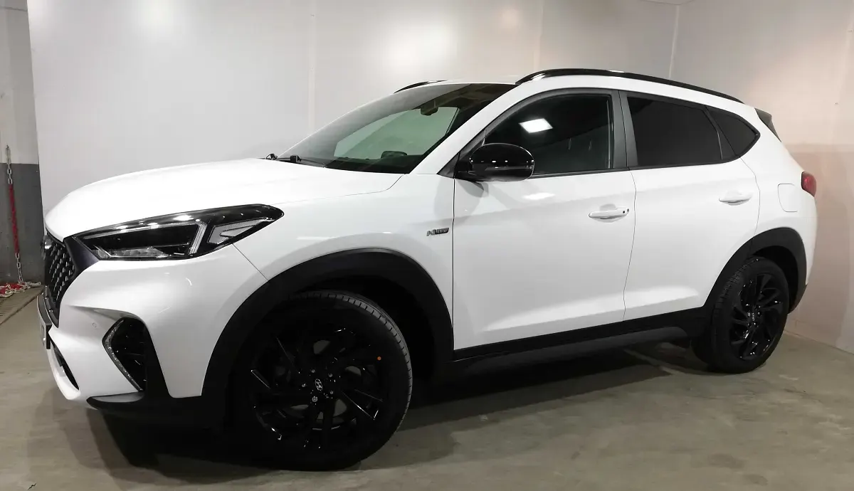 Usado Hyundai Tucson N Line 136 CV (100 kW) 2020 Blanco SUV