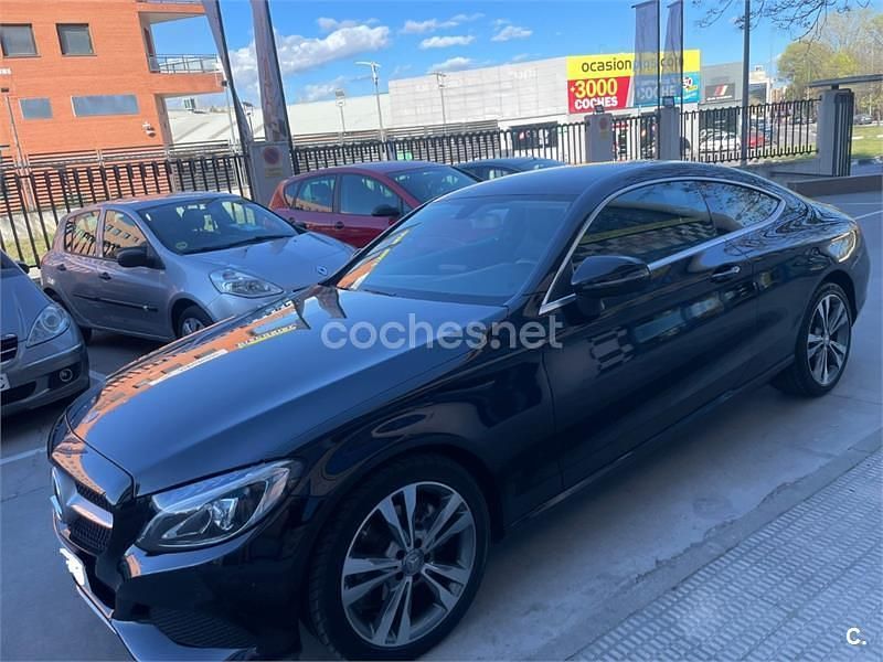 Usado Mercedes C220 AMG Edition 1 170 CV (125 kW) 2016 Negro Coupe