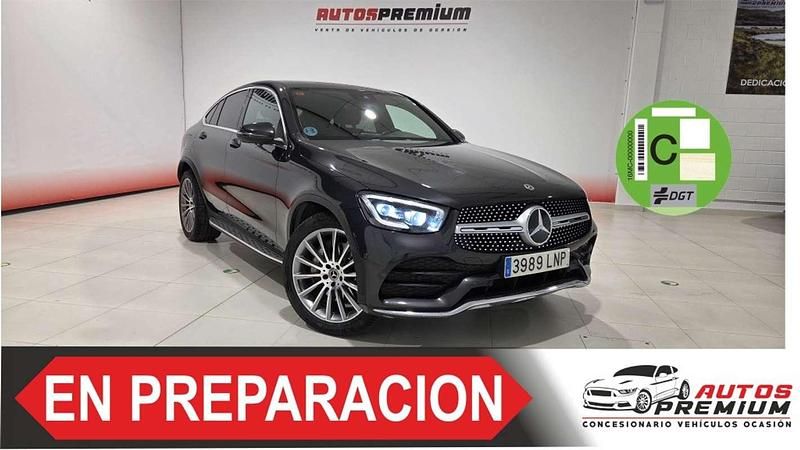 Negro Usado 2021 Mercedes GLC220 Coupe | 34.990 € (Precio justo) - Imagen 1/4