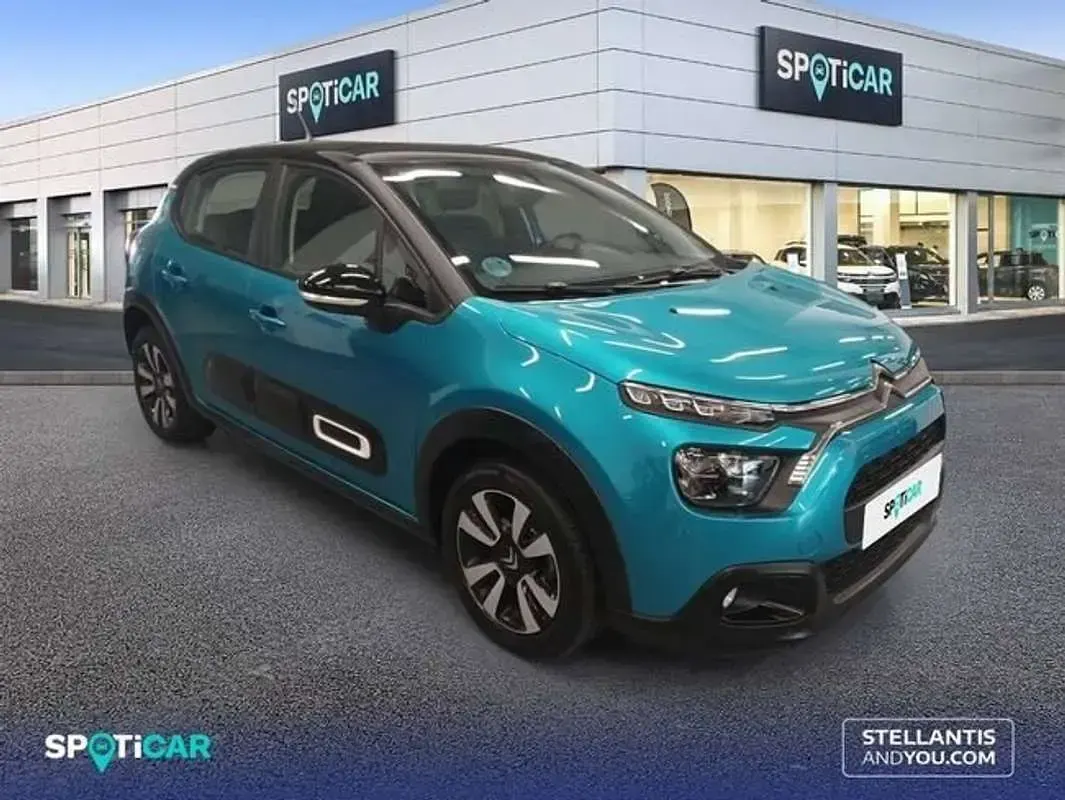 Usado Citroën C3 Feel 99 CV (72 kW) 2021 Azul Utilitario