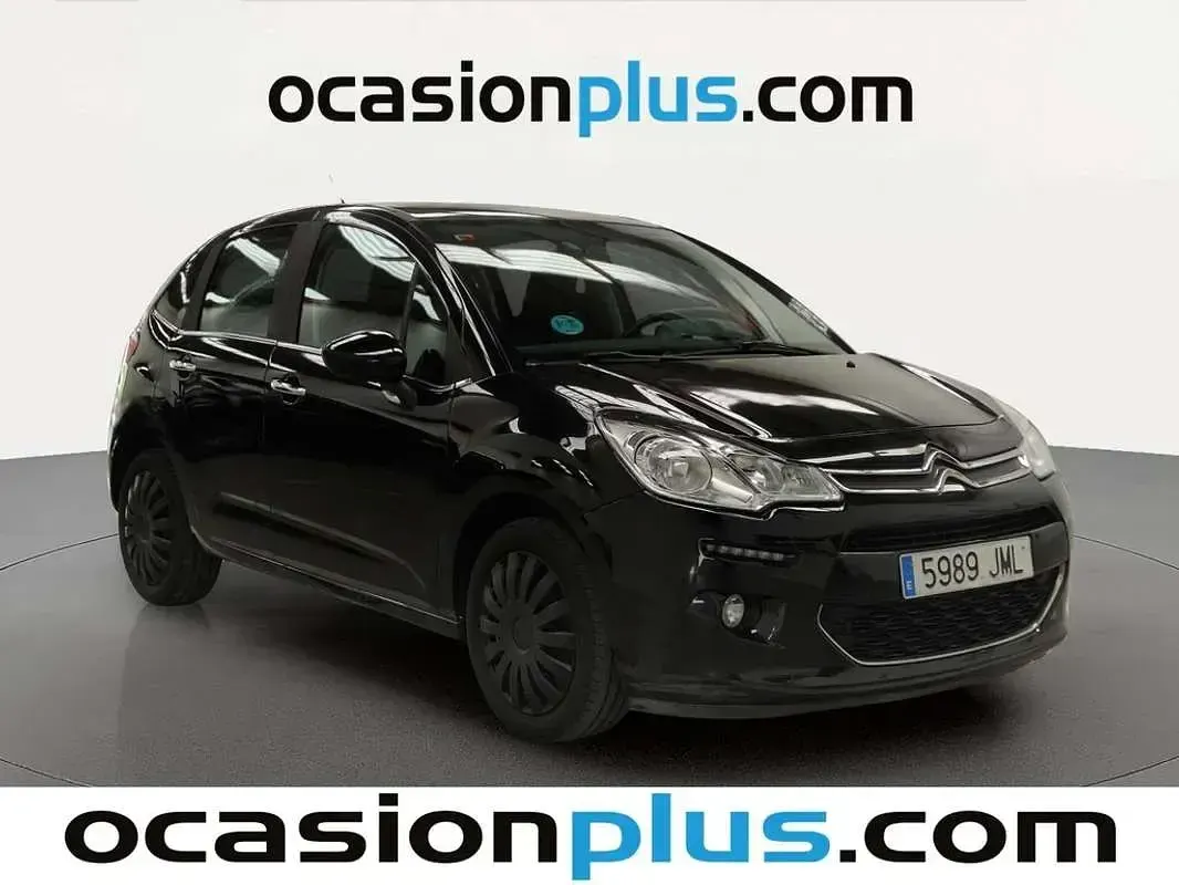 Usado Citroën C3 Live 99 CV (72 kW) 2016 Negro Utilitario