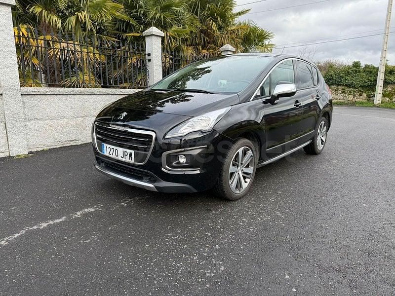 Usado Peugeot 3008 Style 120 CV (88 kW) 2016 Negro Berlina