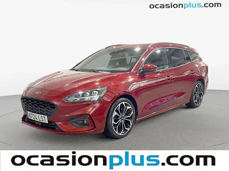 Rojo Usado 2021 Ford Focus ST-Line Monovolumen | 18.410 € (Precio justo) - Imagen 1/4