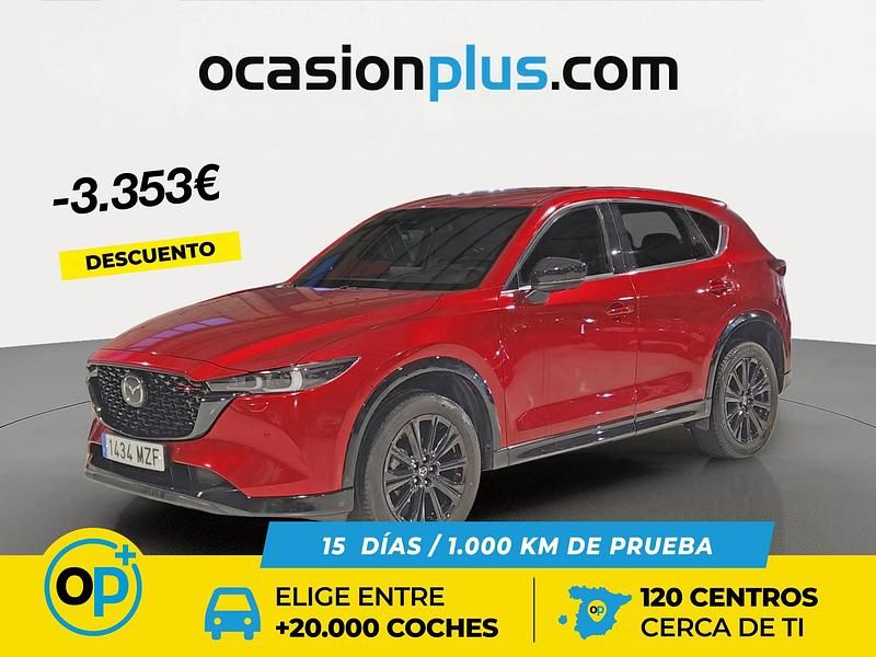 Rojo Usado 2025 Mazda CX-5 Homura-Line SUV | 36.890 € (Caro) - Imagen 1/4