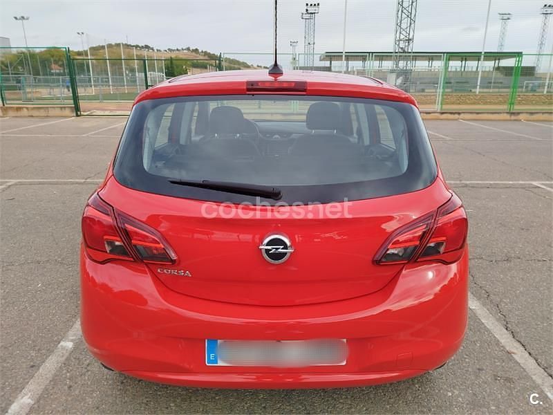 Usado Opel Corsa Selective 90 CV (66 kW) 2017 Rojo Berlina