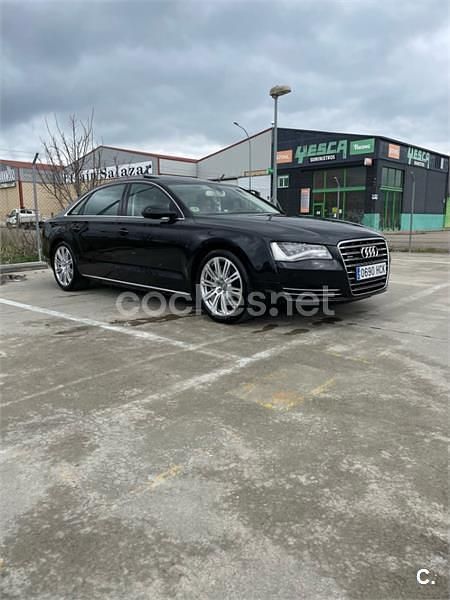 Usado Audi A8L 250 CV (183 kW) 2011 Negro Berlina