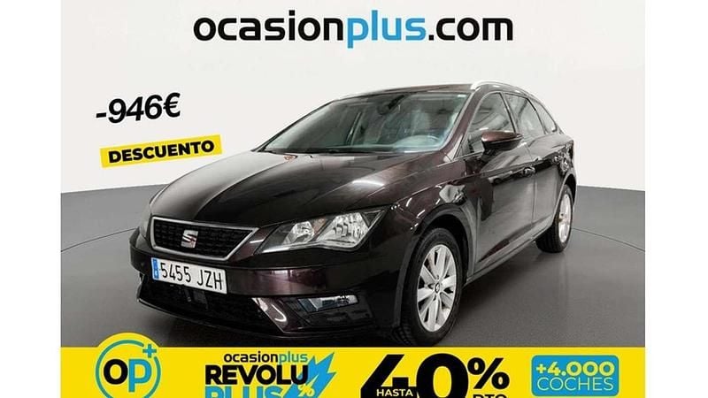 Usado Seat Leon ST Style 150 CV (110 kW) 2017 Burdeos Familiar