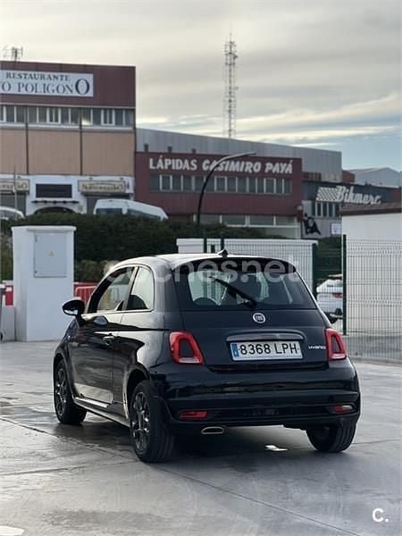 Usado Fiat 500 Sport 70 CV (51 kW) 2021 Negro Berlina