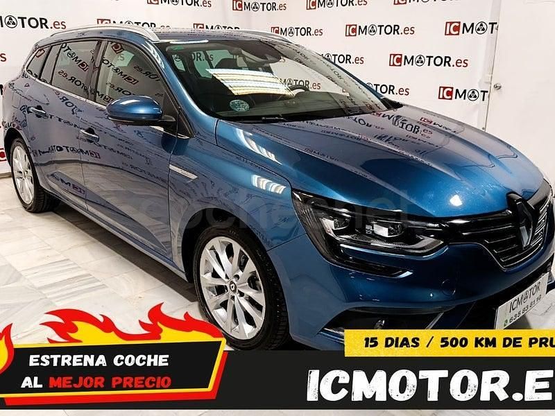 Usado Renault Mégane GrandTour Zen 140 CV (102 kW) 2019 Azul Familiar