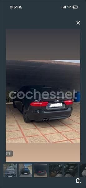 Usado Jaguar XE R-Sport 180 CV (132 kW) 2018 Negro Berlina