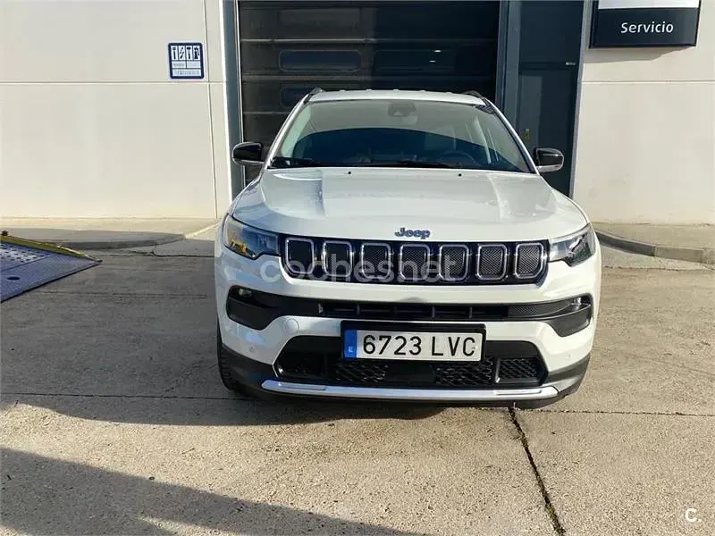 Usado Jeep Compass Limited 130 CV (95 kW) 2021 Blanco SUV