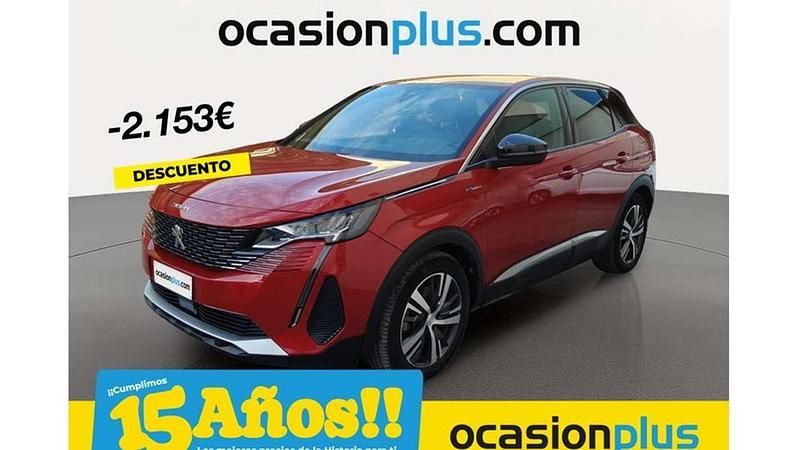 Rojo Usado 2023 Peugeot 3008 Allure Monovolumen | 21.537 € (Precio justo) - Imagen 1/4