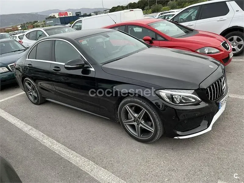Usado Mercedes C220 170 CV (125 kW) 2018 Negro Berlina