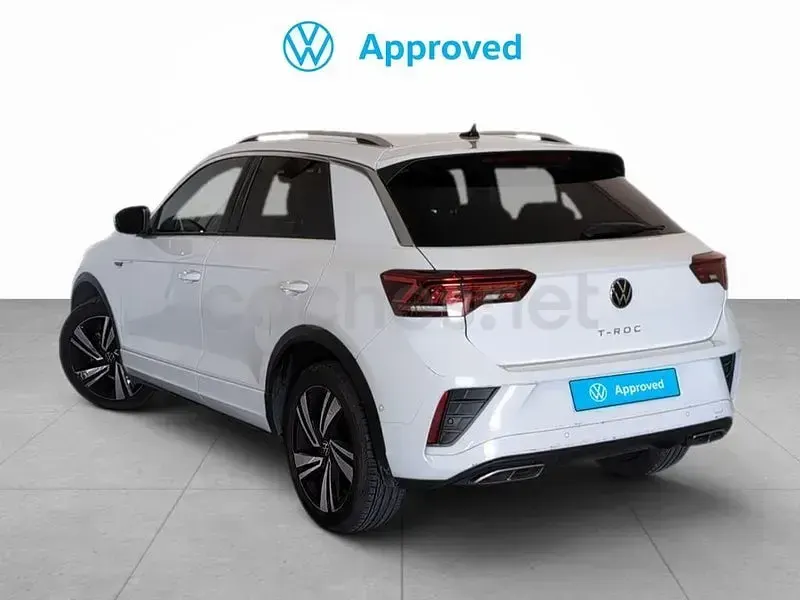 Usado VW T-Roc R-line 150 CV (110 kW) 2022 Blanco SUV