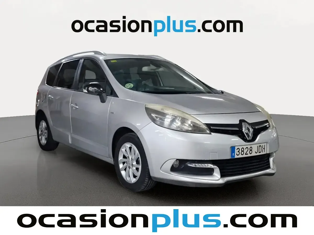 Usado Renault Grand Scénic LIMITED 110 CV (80 kW) 2015 Gris plata