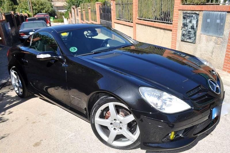 Usado Mercedes SLK200 AMG 163 CV (119 kW) 2006 Negro Descapotable