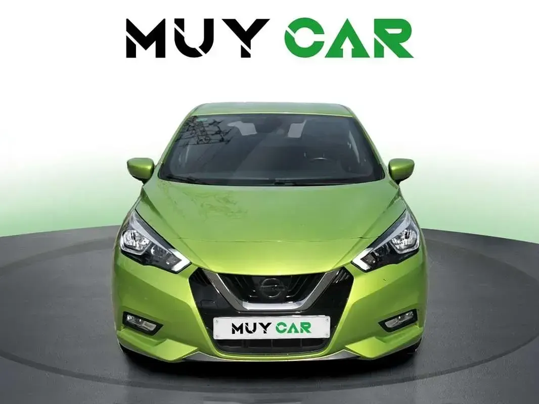 Usado Nissan Micra Acenta 90 CV (66 kW) 2017 Verde Utilitario