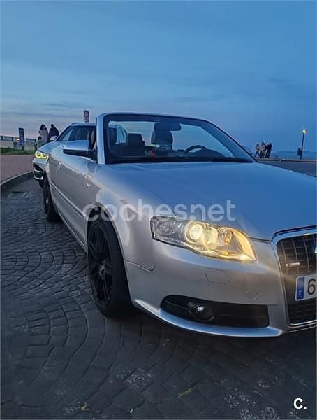 Usado Audi A4 Cabriolet 140 CV (102 kW) 2009 Gris / plata Descapotable