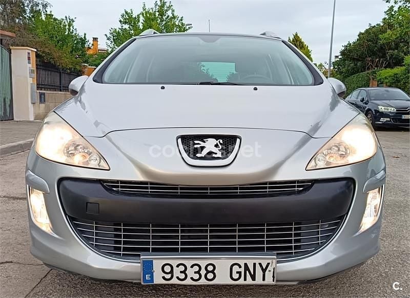Usado Peugeot 308 SW Sport 120 CV (88 kW) 2009 Gris / plata Familiar