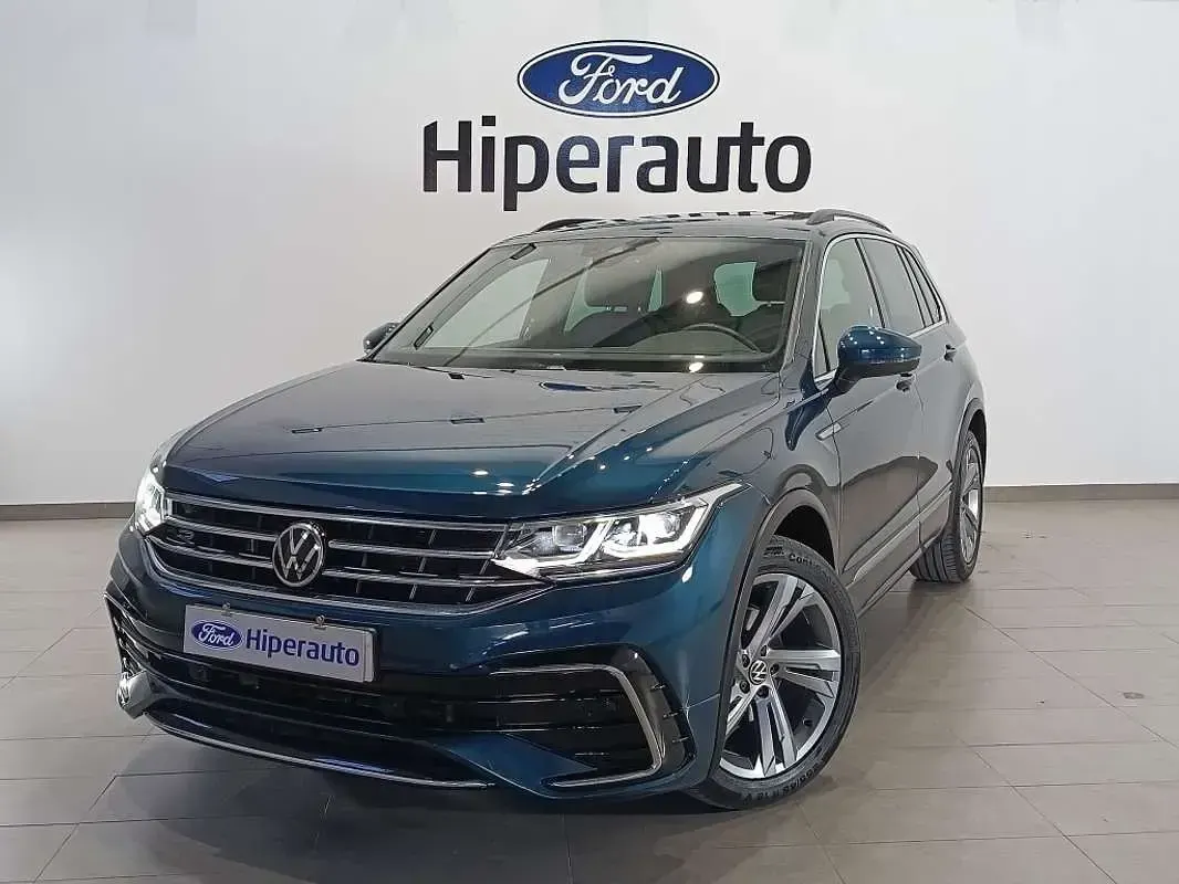 Usado VW Tiguan R-line 150 CV (110 kW) 2021 Azul SUV