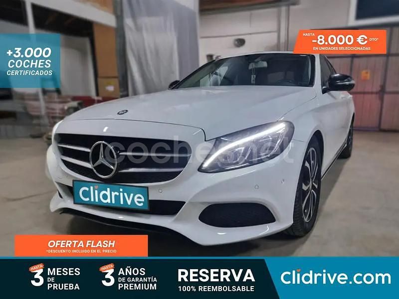 Blanco Usado 2017 Mercedes C220 Berlina | 14.690 € (Buen precio) - Imagen 1/3