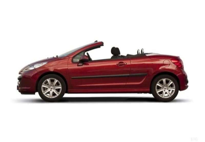 Usado Peugeot 207 CC Sport 150 CV (110 kW) 2007 Negro Descapotable