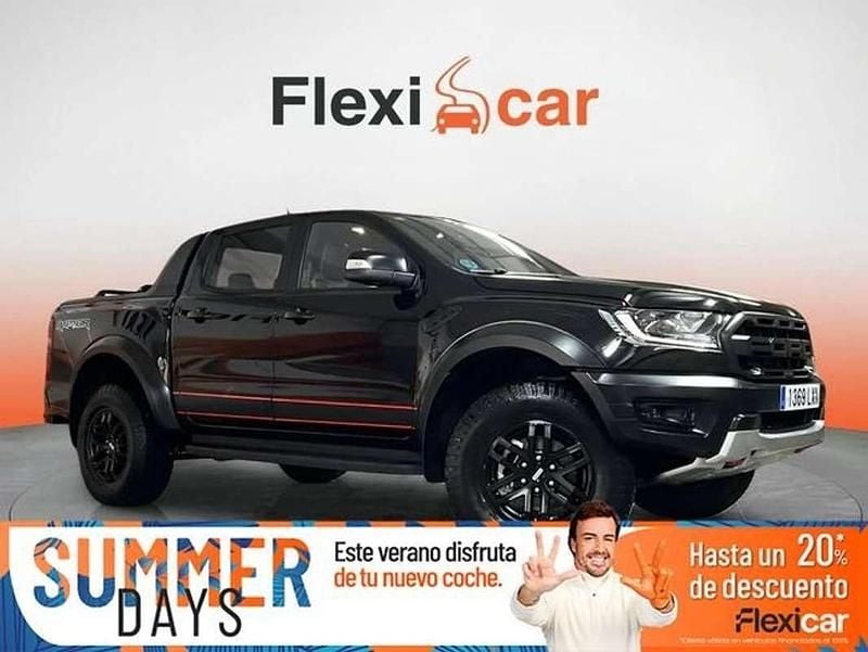 Negro Usado 2022 Ford Ranger Raptor Recogida | 45.490 € (Precio justo) - Imagen 1/4