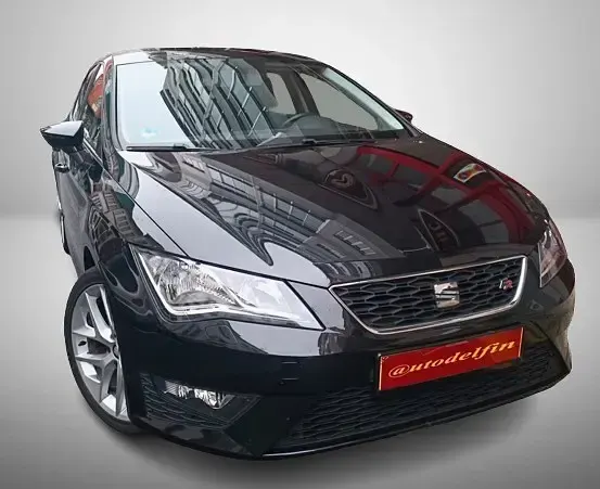 Usado Seat Leon FR 184 CV (135 kW) 2015 Negro Berlina