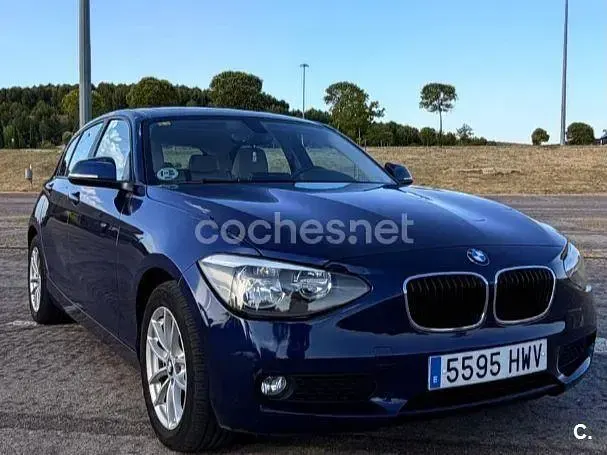 Usado BMW 118 143 CV (105 kW) 2014 Azul Utilitario