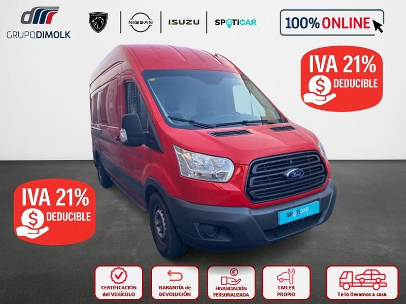 Usado Ford Transit Trend 100 CV (73 kW) 2014 Rojo Van