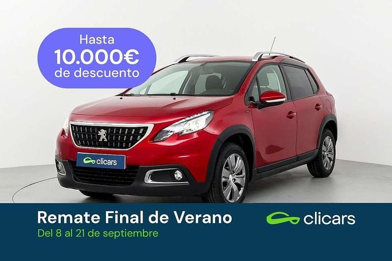 Rojo Usado 2019 Peugeot 2008 Signature Sky SUV | 11.790 € (Super precio) - Imagen 1/4