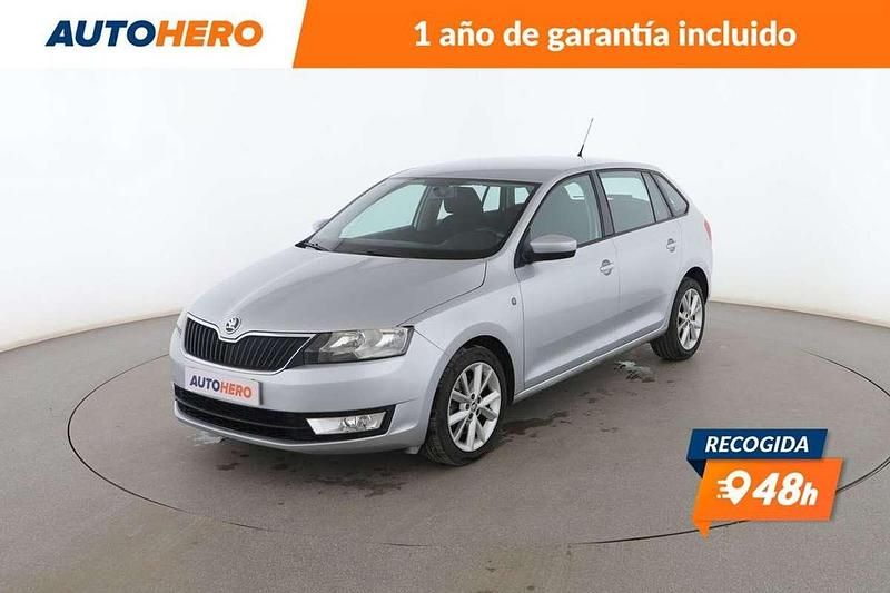 Gris Usado 2014 Skoda Rapid Ambition Berlina | 9199 € (Un poco caro) - Imagen 1/3