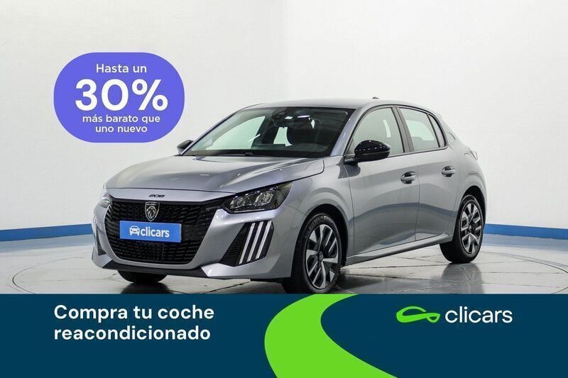 Gris Usado 2024 Peugeot 208 Active Utilitario | 15.490 € (Precio justo) - Imagen 1/4