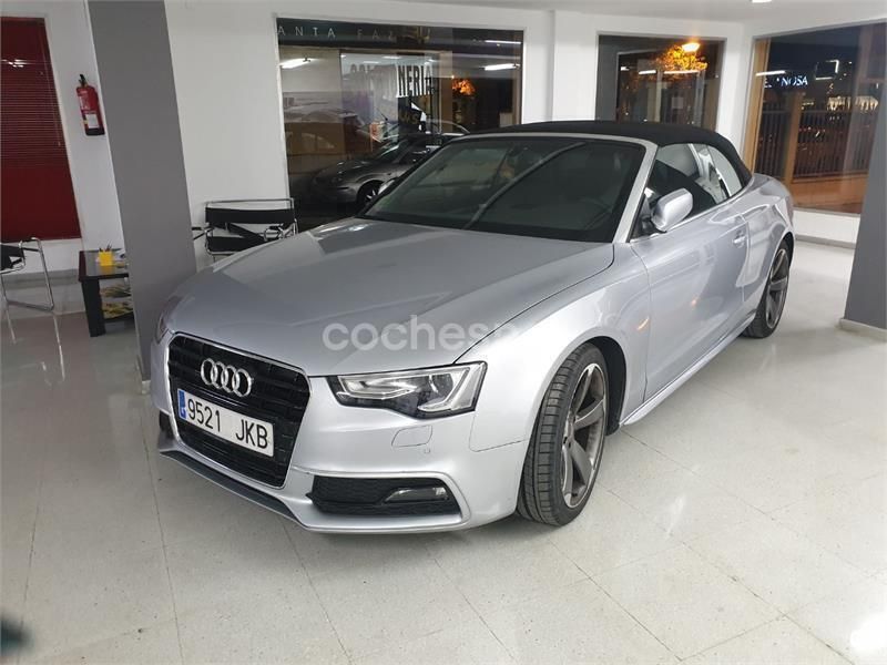 Etiqueta c (verde) Usado 2015 Audi A5 Cabriolet S-Line Descapotable | 19.800 € (Caro) - Imagen 1/4