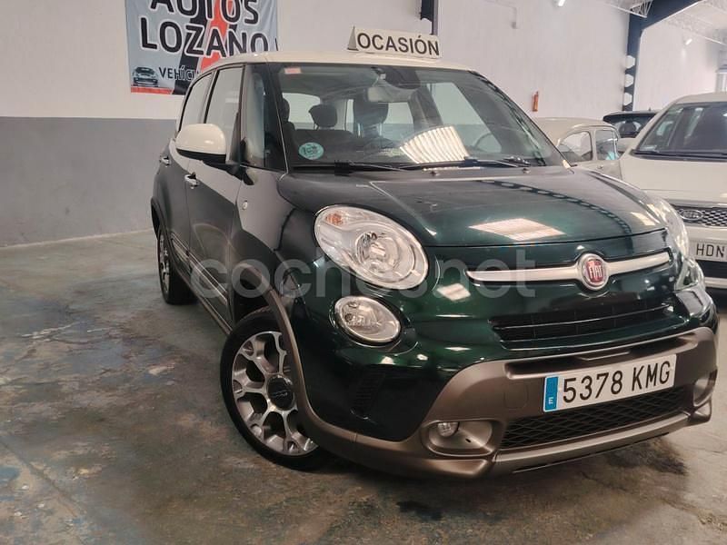 Usado Fiat 500L Cross 120 CV (88 kW) 2018 Verde Monovolumen