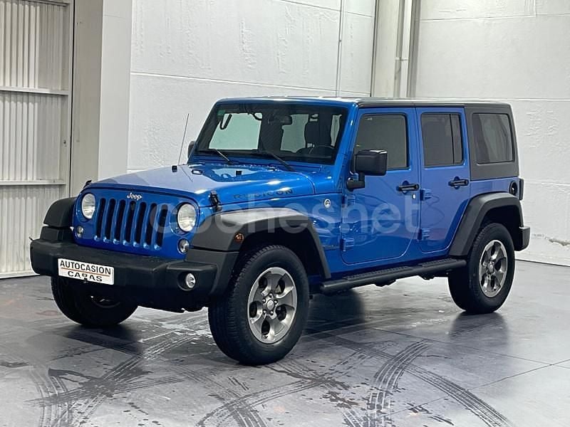 Azul Usado 2016 Jeep Wrangler Unlimited Rubicon SUV | 34.000 € (Super precio) - Imagen 1/4