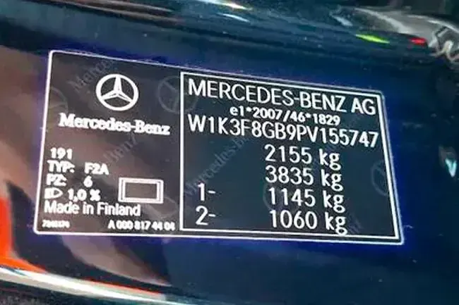 Usado Mercedes A250 218 CV (160 kW) 2022 Negro Berlina