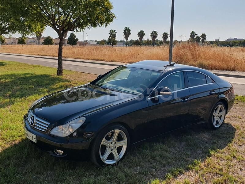 Negro Usado 2007 Mercedes CLS320 Berlina | 8999 € (Precio justo) - Imagen 1/4