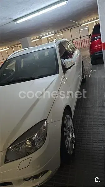 Usado Mercedes C200 Avantgarde 184 CV (135 kW) 2009 Blanco Familiar