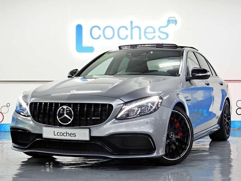 Gris Usado 2015 Mercedes C63 AMG AMG Berlina | 46.990 € (Precio justo) - Imagen 1/4