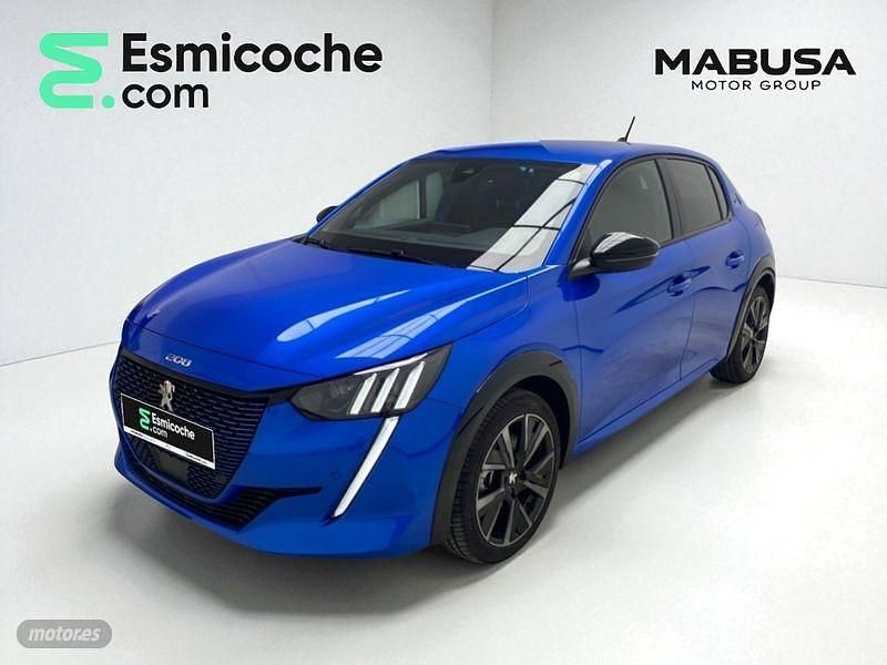Azul Usado 2023 Peugeot e-208 GT Utilitario | 23.740 € (Precio justo) - Imagen 1/4