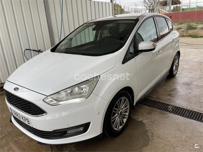 Blanco Usado 2018 Ford C-MAX Trend Monovolumen | 10.500 € (Buen precio) - Imagen 1/4